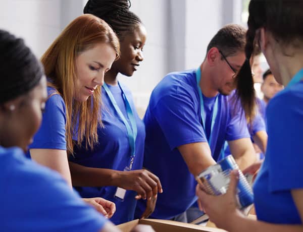 Non-profit volunteers